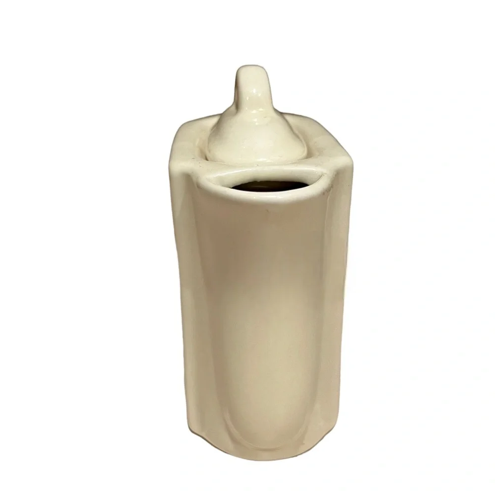 Restoration Hardware Glazed Ceramic Covered Creamer